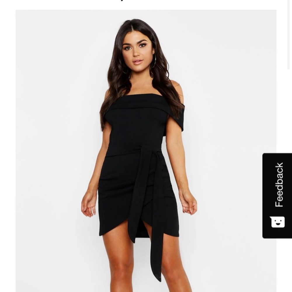 Off the shoulder bodycon dress